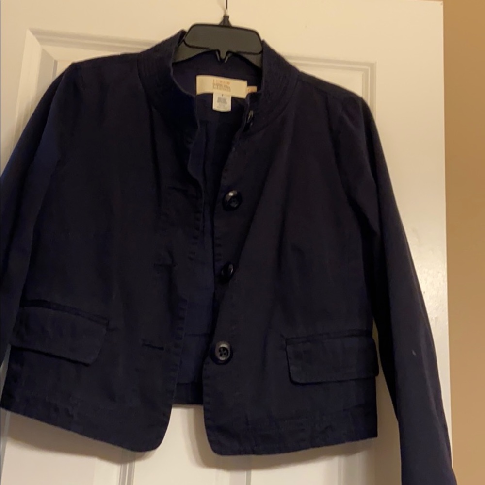 J Crew classic twill jacket